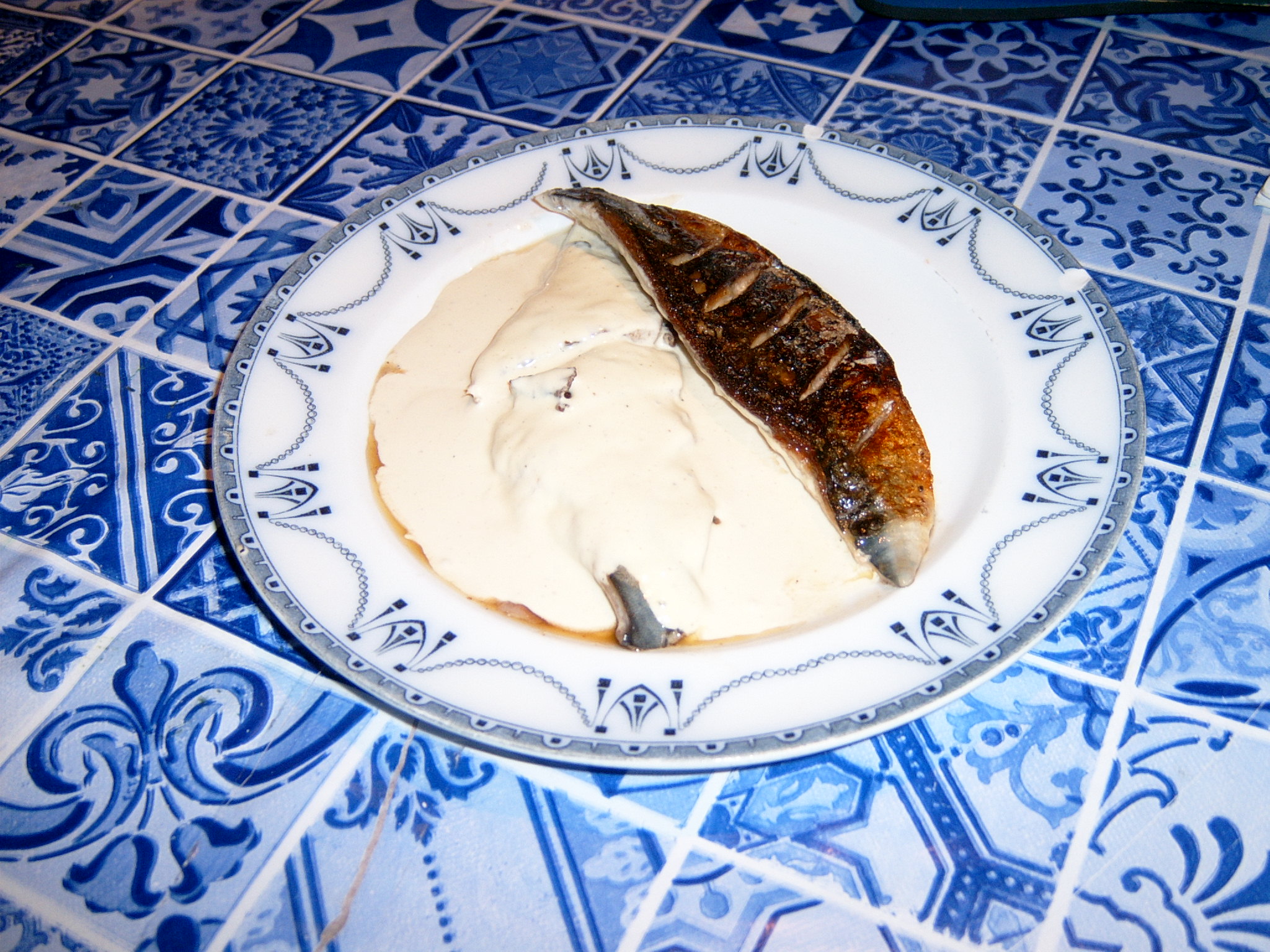 mackerel with mustard cream.JPG