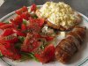 18 Aug 14  - Egg on Phoopsie Sausage n Salad 2194.JPG