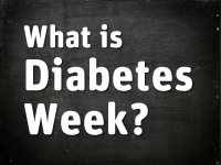 Diabetes Week 2016 lasts from June 12 to June 18