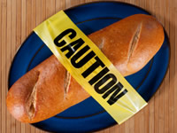 Gluten free diets try and avoid foods with flour