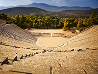 The ancient theatre in Epidaru