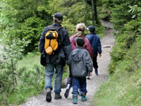 Hiking and trekking can be performed at your own pace