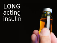 Long acting insulin is favoured by the NHS