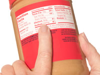 Nutrition Facts are visible on most packaged foods