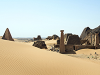 Sudan is also home to pyramids