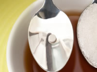 Aspartame is roughly 200 times sweeter than sucrose