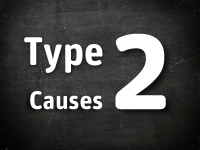 There is no single cause of type 2 diabetes