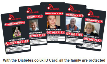 Diabetes ID Card