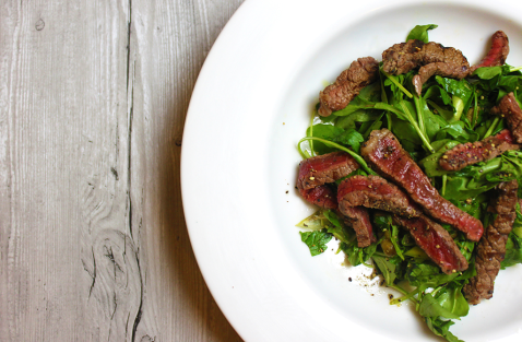 Beef Sirloin with Green Salad