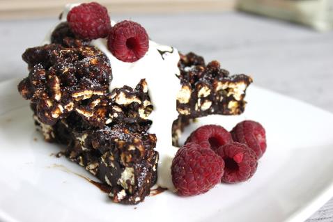 Chocolate Popcorn Treats