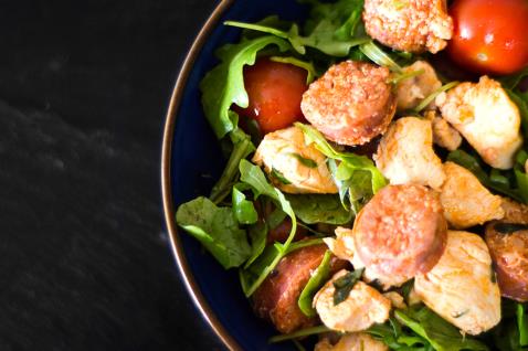 Chorizo and Chicken Salad