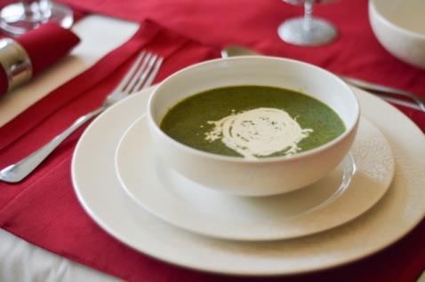 Festive Spinach Soup