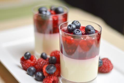 Raspberry Panacotta