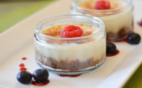 Individual Ricotta Cheesecake