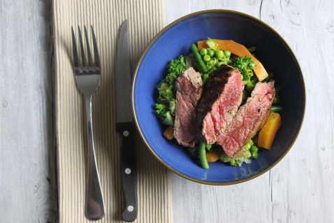 Steak and Vegetables