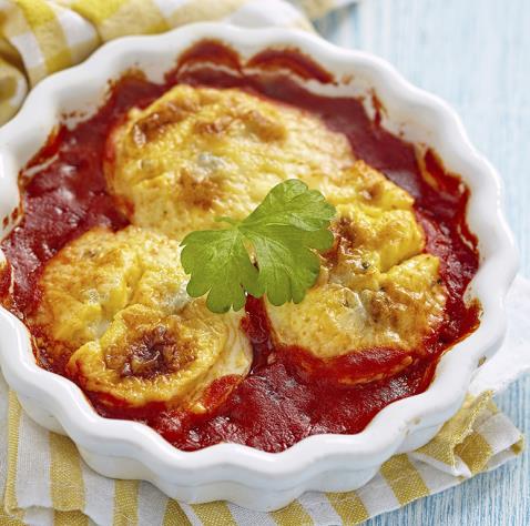 Tomatoey Baked Eggs