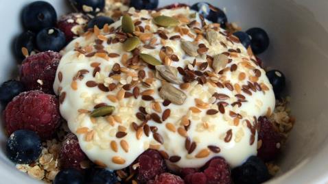 Mixed Berry Granola with an Omega Mix