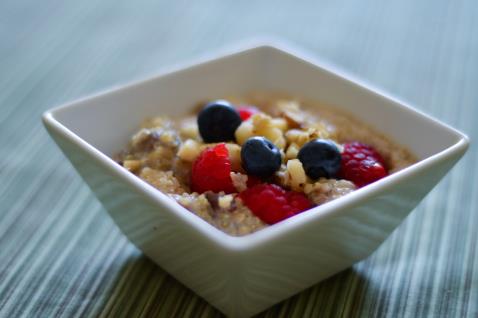 Cinnamon and Raspberry Porridge 