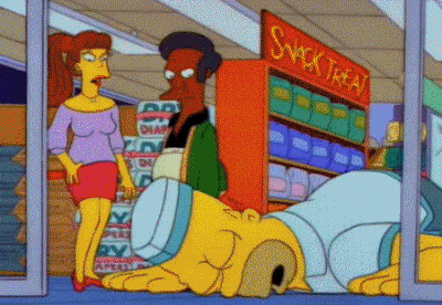 simpsons supermarket