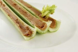 low-carb snack celery peanut butter