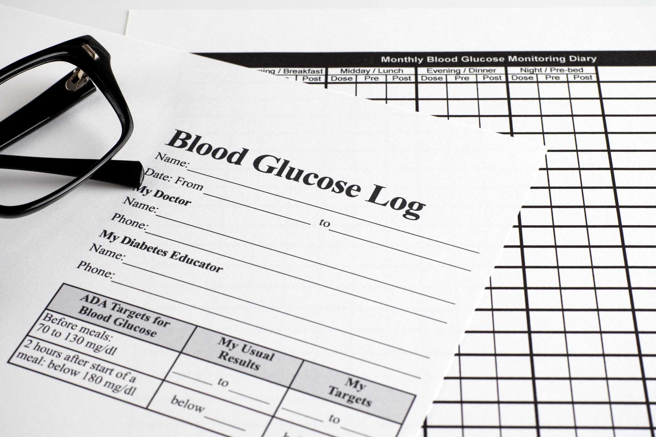 Diabetes Chart Monthly